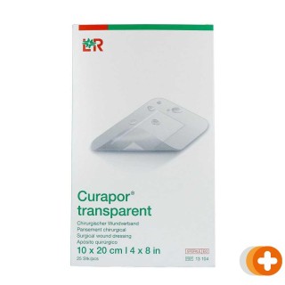 Lohmann & rauscher curapor transparant wondverband 10x20cm