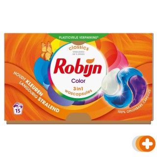 Robijn vloeibaar wasmiddel capsule color