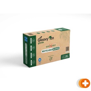 Gloovy eco duurzame hygiene handschoenen blauw xl
