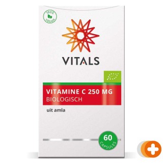 Vitals vitamine c 250mg biologisch