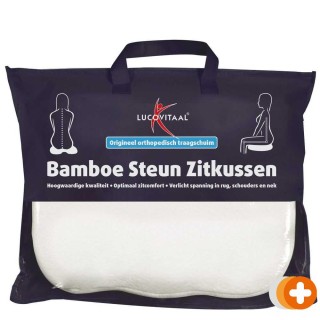 Lucovitaal bamboe steun zitkussen