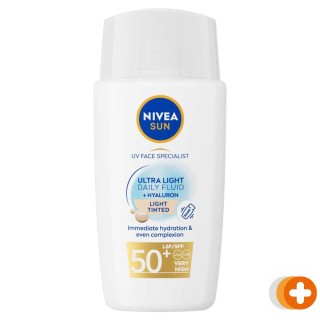 Nivea sun uv face specialist ultra light daily fluide light tinted spf 50+