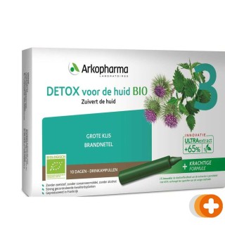 Arkopharma detox voor de huid bio drinkampullen