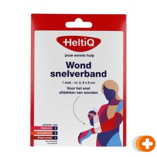 Heltiq wondsnelverband nr.2 6x8 cm
