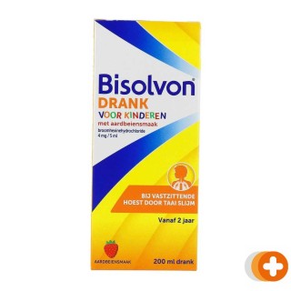 Bisolvon drank voor kinderen aardbei