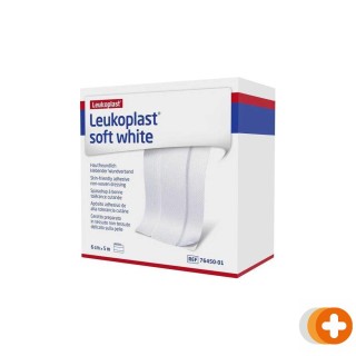 Leukoplast soft white wondpleister 5m x 6cm
