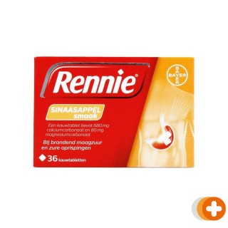 Rennie sinaasappel kauwtabletten