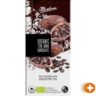 Meybona organic 72% dark chocolate