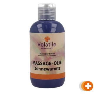 Volatile massageolie zonnewarmte