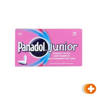 Panadol junior zetpillen 125mg 3 maanden - 1 jaar