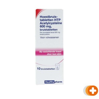 Healthypharm acetylcysteïne bruistabletten 600mg