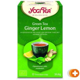 Yogi tea green tea ginger lemon