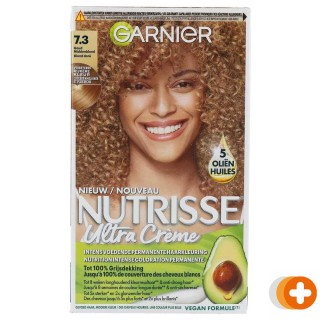 Garnier nutrisse crème permanente haarverf 7.3 goudblond