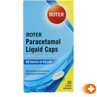 Roter paracetamol 500mg liquid caps