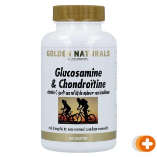Golden naturals glucosamine & chondroïtine tabletten