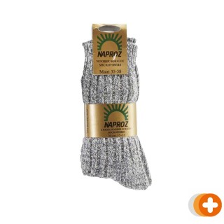 Naproz noorse sokken 39-42 grijs