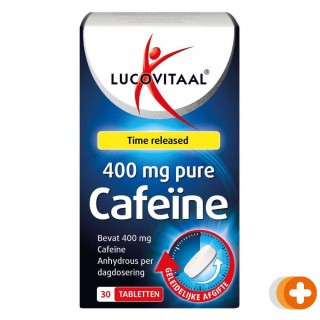 Lucovitaal pure cafeïne 400 mg tabletten