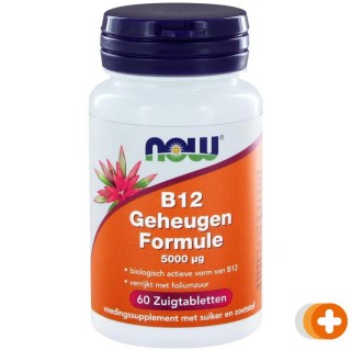 Now b12 geheugen formule 5000mcg tabletten