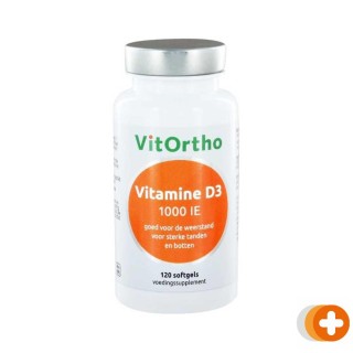 Vitortho vitamine d3 1000 ie softgels