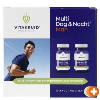 Vitakruid multi dag & nacht man tabletten
