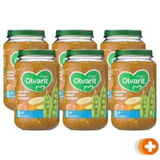Olvarit 8m05 doperwten kalkoen aardappel