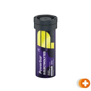 Powerbar 5 electrolytes black currant bruistabletten