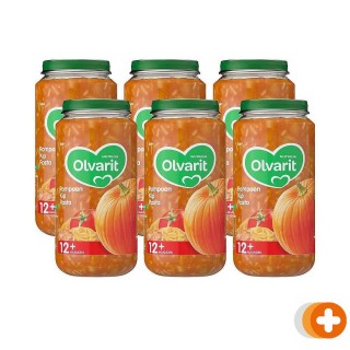 Olvarit 12m06 pompoen kip pasta