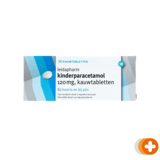 Leidapharm kind paracetamol kauwtabletten 120mg
