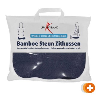 Lucovitaal bamboe steun zitkussen