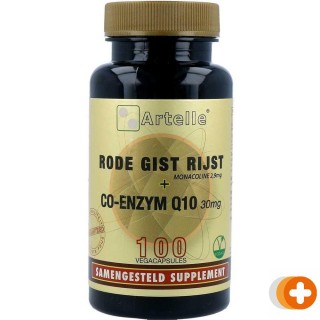 Artelle rode gist rijst co enzym q10 vegacapsules