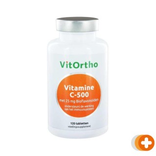 Vitortho vitamine c-500 met 25mg bioflavonoïden tabletten