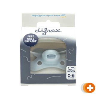 Difrax natural fopspeen 0-6m uni ice