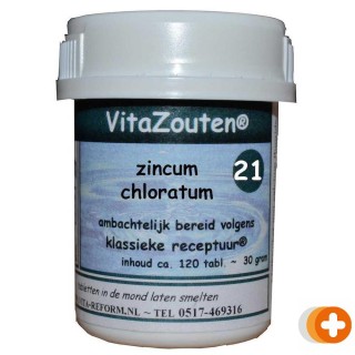 Vita reform vitazouten nr. 21 zincum chloratum muriaticum