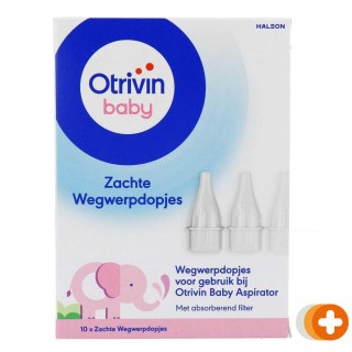Otrivin baby wegwerpdopjes bij otrivin baby aspirator neusjesreiniger