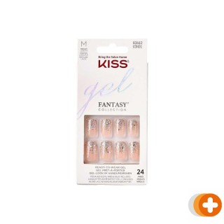 Kiss gel fantasy nails set glitter