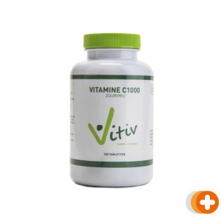Vitiv vitamine c1000 zuurvrij tabletten