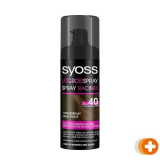 Syoss uitgroeispray donkerbruin