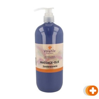 Volatile massageolie zonnewarmte