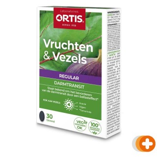 Ortis vruchten & vezels regular darmtransit tabletten