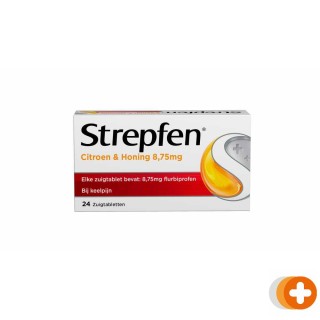Strepfen citroen & honing zuigtabletten