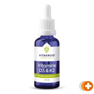 Vitakruid vitamine d3 & k2 druppels
