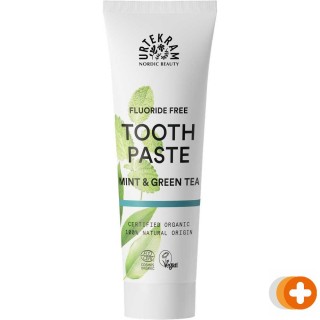 Urtekram tandpasta munt & groene thee