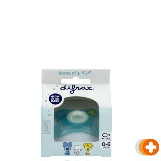 Difrax woezel & pip fopspeen natural 0-6 maanden