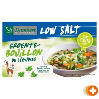 Damhert low salt groentebouillonblokjes glutenvrij