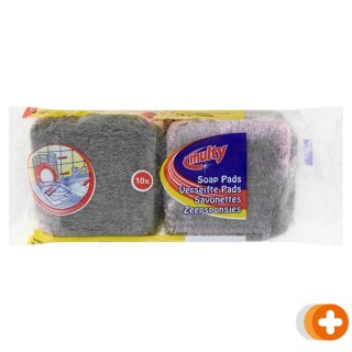 Multy staalwolspons met zeep