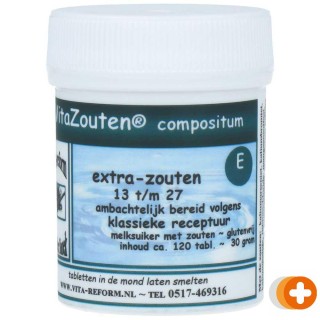 Vitareform compositum vitazouten extra 13/27 tabletten