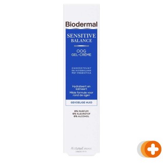 Biodermal sensitive balance oog gel-crème