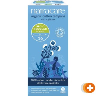 Natracare cotton tampons regular met applicator