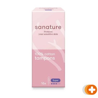 Sanature 100% katoen tampons super