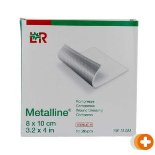 Lohmann & rauscher metalline kompres 8x10cm